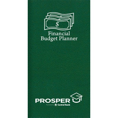 Financial Budget Pocket Planner Leatherette Cover